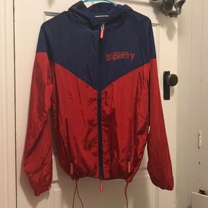 Retro vibe Superdry rain jacket